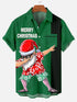 Men's Christmas Funny Graphic Short Sleeve Hawaiian Shirt